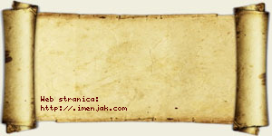 Alimpije Hajdeman vizit kartica